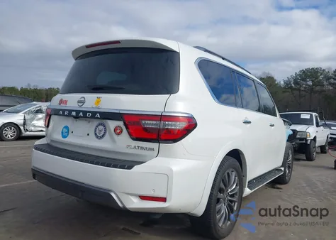 2022 Nissan Armada Platinum 2Wd from USA, damaged, VIN JN8AY2DA7N9392851